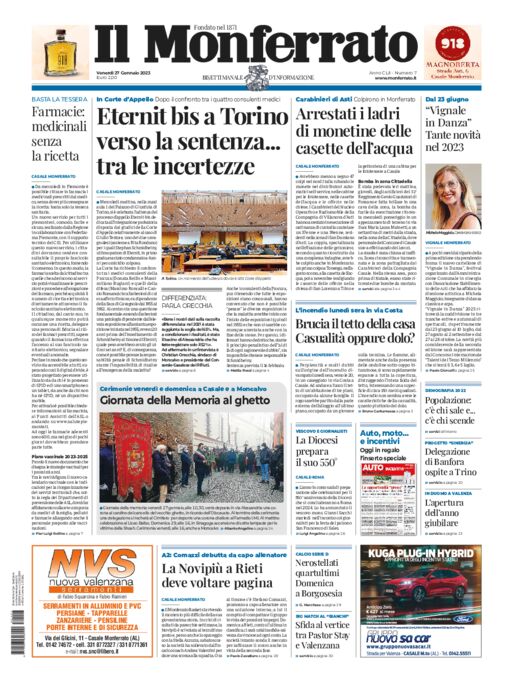 Il Monferrato - Edizione 7 del 27/01/2023